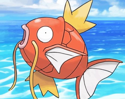 Pokemon Magikarp Paint By Number