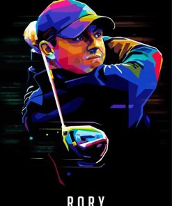 Rory McIlroy Art Paint By Number