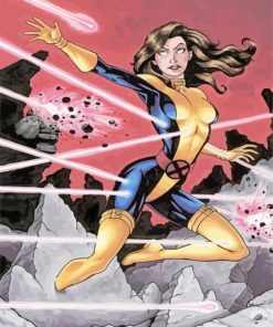 Superhero Kitty Pryde Paint By Number