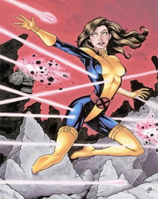 Superhero Kitty Pryde Paint By Number