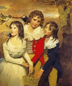 The Paterson Children By Henry Raeburn Paint By Number