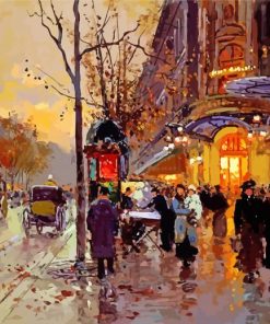 Theatre Vaudeville By Edouard Cortes Paint By Number