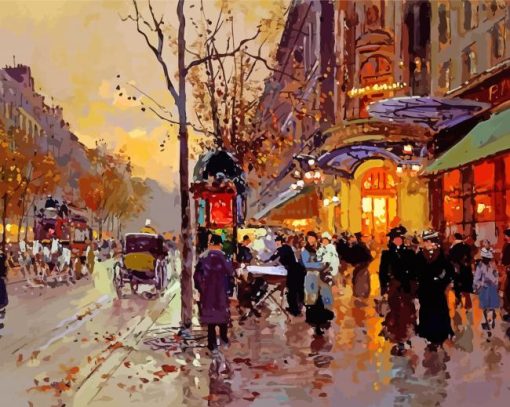 Theatre Vaudeville By Edouard Cortes Paint By Number