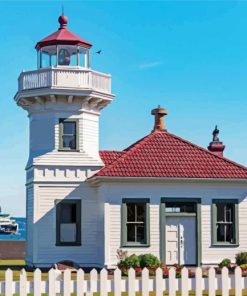 Washington Lighthouses Paint By Number