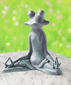 Yoga Frog Paint By Number