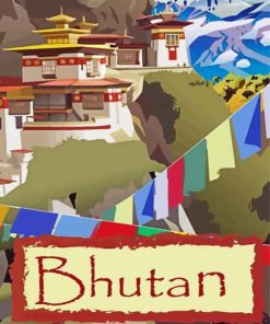 Aesthetic Bhutan Paint By Number