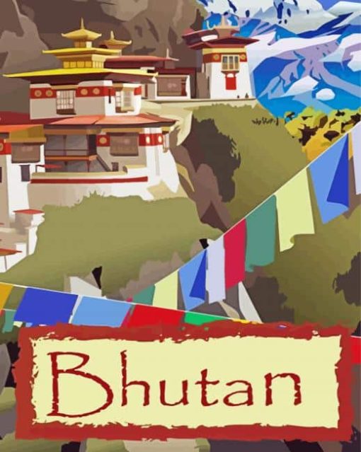 Aesthetic Bhutan Paint By Number