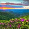 Aesthetic Blue Ridge Mountains Paint By Number