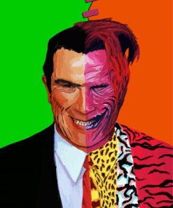 Aesthetic Two Face Batman Paint By Number