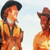 Blazing Saddles Jim And Bart Paint By Number