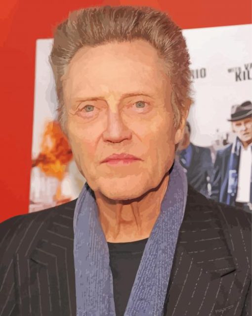 Christopher Walken Paint By Number