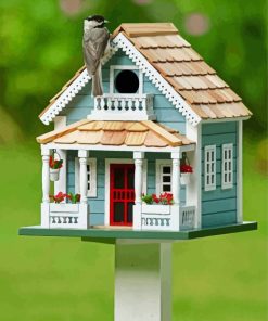 Classy Bird House Paint By Number