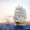 Ocean American Tall Ships Paint By Number