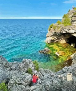 The Grotto Bruce Peninsula National Park Canada Paint By Number