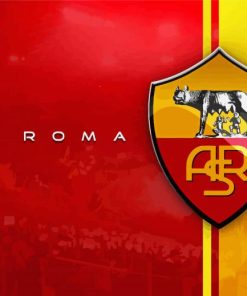 AS Roma Emblem paint by number