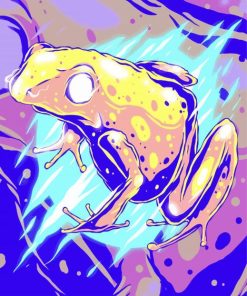 Abstract Frog Art Paint By Number