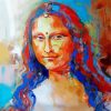 Abstract Indian Mona Lisa Paint By Number