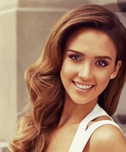 Actress Jessica Alba Paint By Number