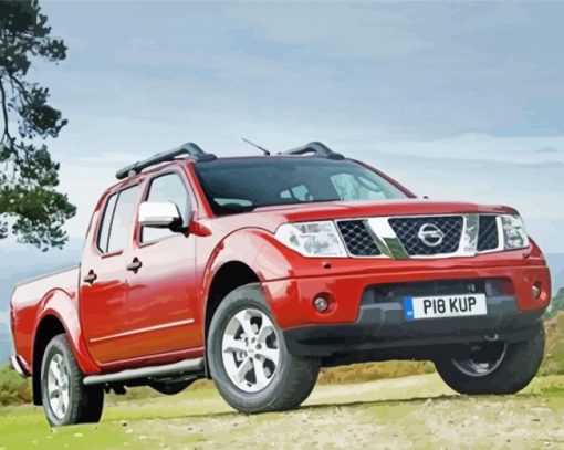 Aesthetic Nissan Navara D40 Car Paint By Number