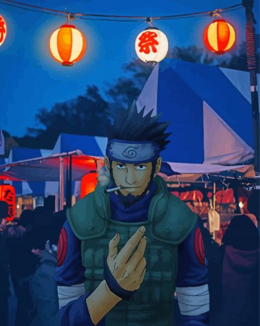 Asuma Sarutobi Art Paint By Number