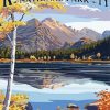 Bear Lake Rocky Mountain paint by number