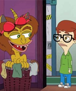 Big Mouth Characters Paint By Number