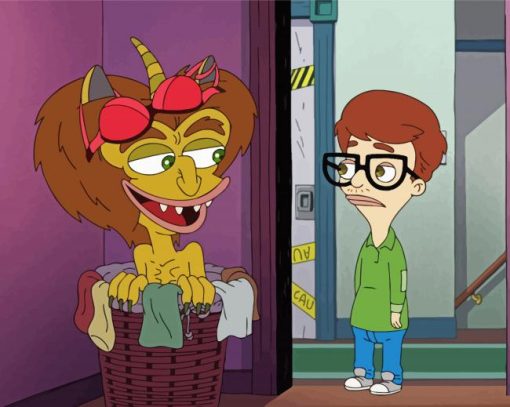 Big Mouth Characters Paint By Number