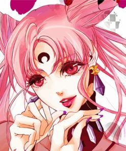 Black Lady Chibiusa Paint By Number