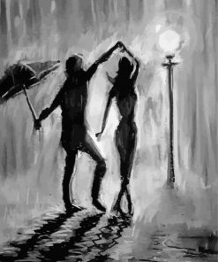 Black And White Couple Paint By Number