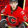 Calgary Flames Ice Hockey Player Paint By Number