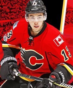 Calgary Flames Ice Hockey Player Paint By Number