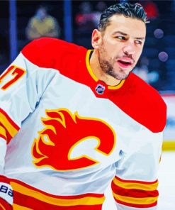 Calgary Flames Ice Hockey Team Player Paint By Number