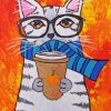 Cat And Coffee Paint By Number