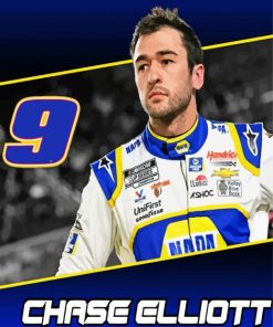 Chase Elliott Poster Paint By Number