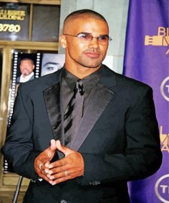 Classy Shemar Moore Paint By Number