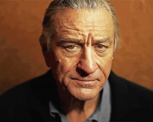 Close Up Robert De Niro Paint By Number