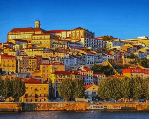 Coimbra Portugal Buildings Paint By Number