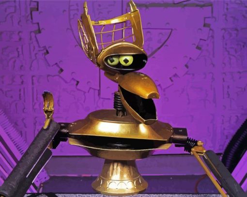 Crow T Robot From Mystery Science Theater Paint By Number