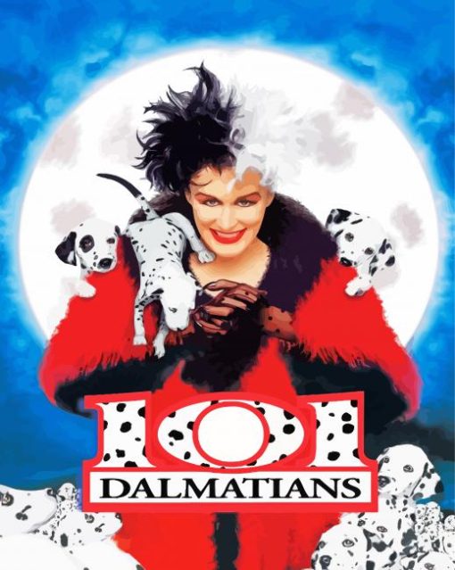 Disney 101 Dalmatians Poster Paint By Number