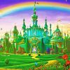 Disney Rainbow Castle Paint By Number