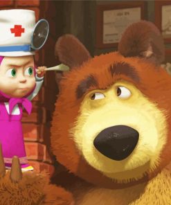 Dr Masha And The Bear Paint By Number