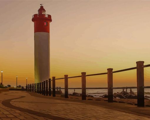 Durban Lighthouse Paint By Number