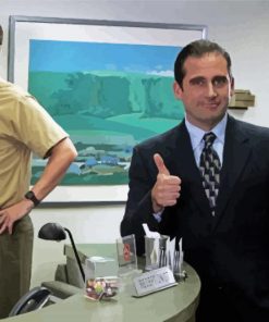 Dwight And Michael Scott Paint By Number