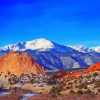 Garden Of The Gods Colorado Pikes Peak Paint By Number