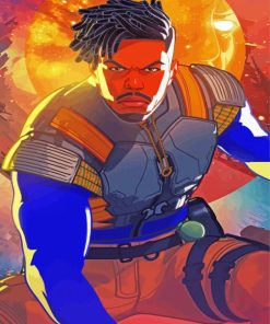 Illustration Erik Killmonger Paint By Number