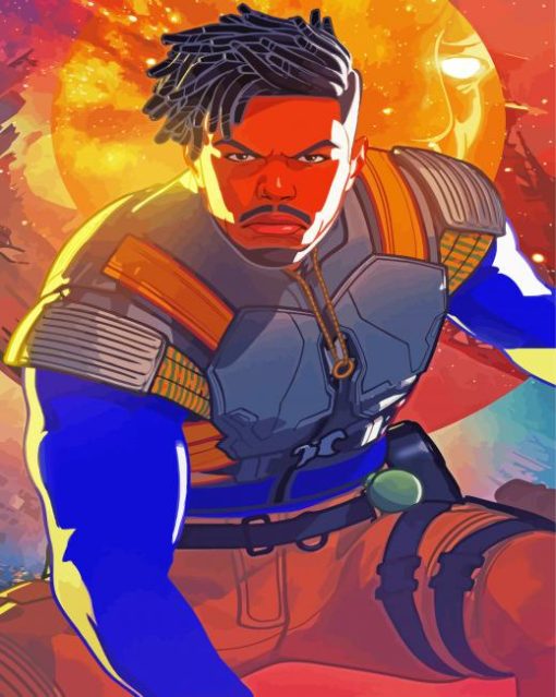 Illustration Erik Killmonger Paint By Number