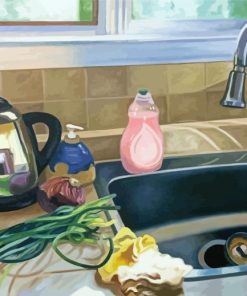 Kitchen Sink Art Paint By Number