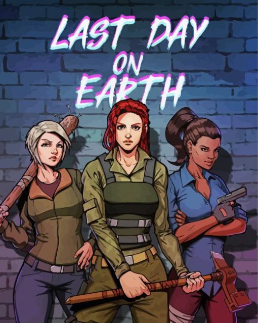 Last Day On Earth Game Poster Paint By Number