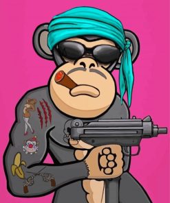 Mafia Monkey Paint By Number