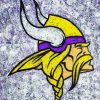 Minnesota Vikings Logo Art Paint By Number